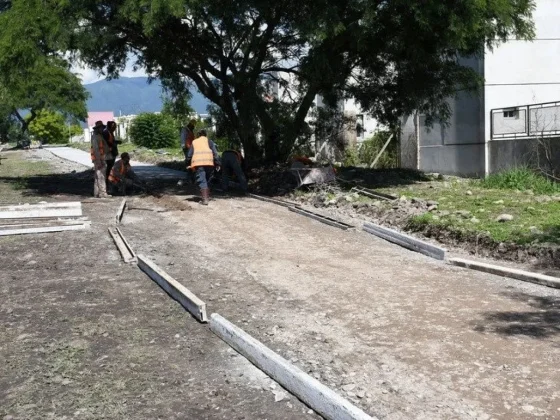 Avanzan las obras de las nuevas ciclovías sobre la ruta 28