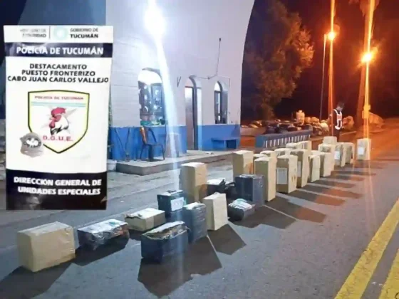 Secuestran un camión que salió de Salta con 500 kilos de hojas de coca