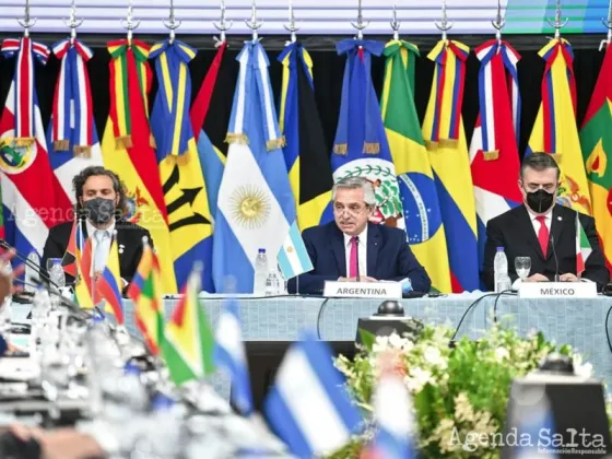 Alberto Fernández en una cumbre de la CELAC