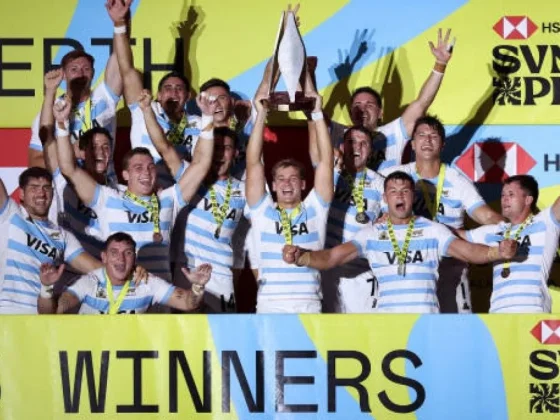 Los Pumas 7s derrotaron 41-5 en la final a Australia y se consagraron como bicampeones