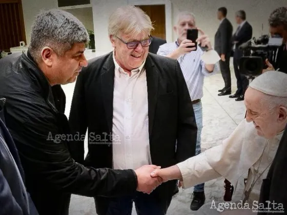 ¿Cómo hacen? El Papa Francisco recibió a Pablo Moyano