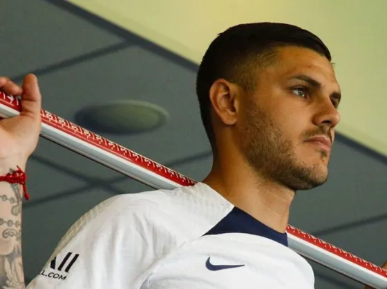 PSG separó a Mauro Icardi del plantel y lo envió a entrenar aparte del resto del equipo