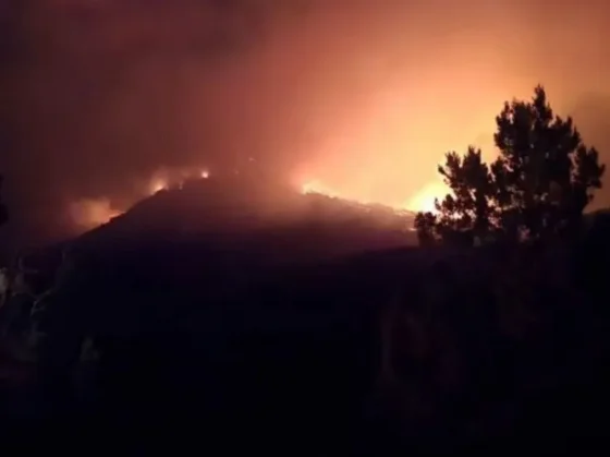 Un hombre murió en los incendios en El Bolsón