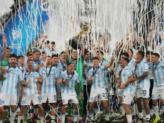 ¡Racing Campeón! Aplastó a Botafogo en Brasil y se quedó con la Recopa Sudamericana