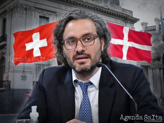 NUEVO PAPELÓN: Cancillería confundió la bandera de Suiza con la de Dinamarca y piden la renuncia de Santiago Cafiero