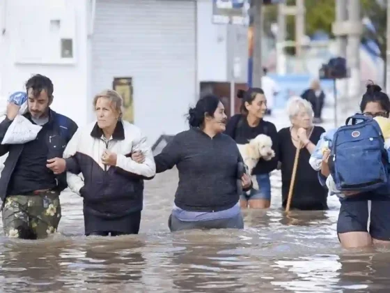 Confirman que fue histórica la tormenta que inundó Bahía Blanca