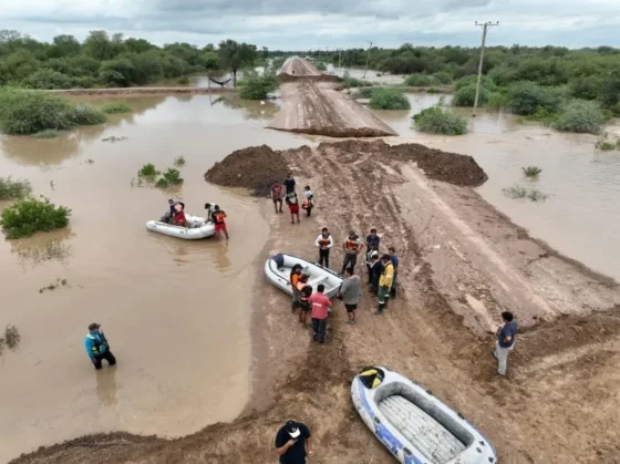 [PREOCUPANTE] La comunidad La Estrella fue arrasada por la crecida del Pilcomayo