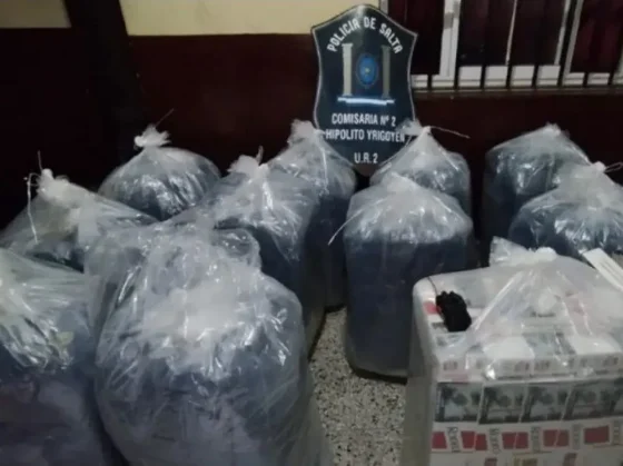 Incautan más de 200 kilos de hojas de coca en Yrigoyen