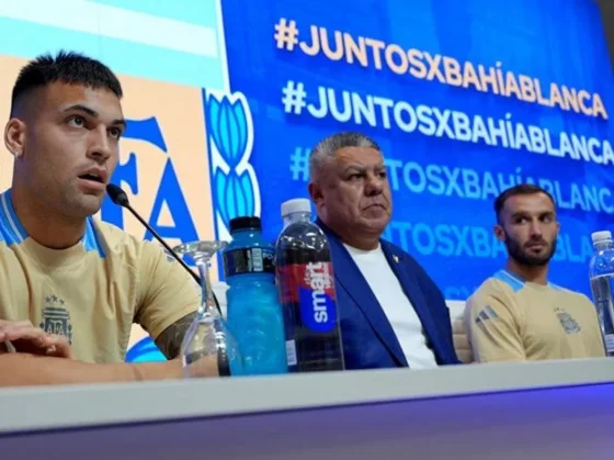 La Selección Argentina juega un partido solidario por Bahía Blanca