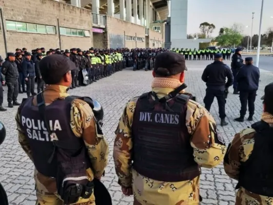 Durante el partido de Central Norte detuvieron a 41 salteños