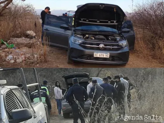 Salteños abandonan vehículo robado: transportaban cocaína