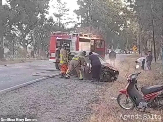 Brutal accidente sacudió la tarde en Campo Santo