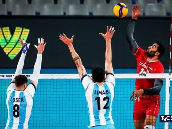 Voley: Argentina luchó pero Irán se llevó un durísimo juego en el debut del Mundial