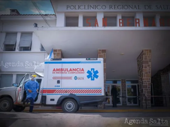 Ingresó al San Bernardo un hombre con el 70% del cuerpo quemado