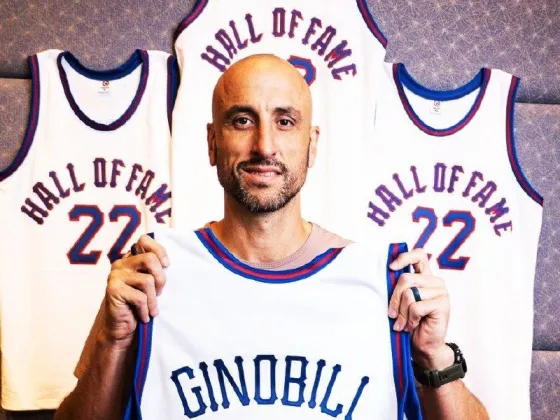 Manu Ginóbili entra al Salón de la Fama de la NBA