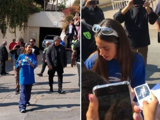 Autografos, fotos y besos: Tini salió a saludar a sus fans de Salta