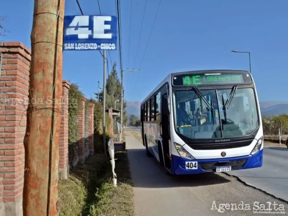 SAETA: Durante el lunes feriado, el transporte urbano de pasajeros tendrá frecuencia de domingo en el Gran Salta