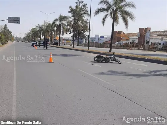 El siniestro ocurrió sobre avenida Paraguay pasadas las 16hs de día de hoy.