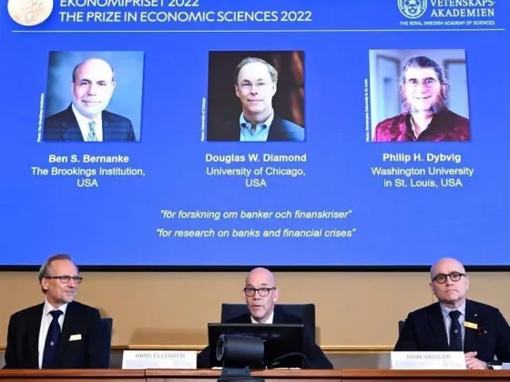 Nobel de Economía para tres estadounidenses por investigar las crisis financieras