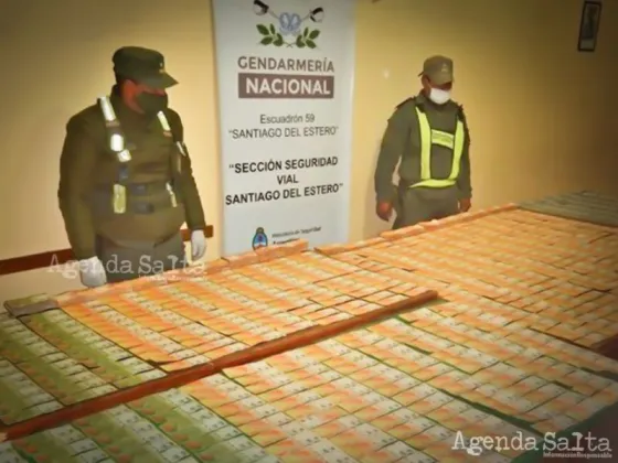 Secuestro millonario de divisas a personas que salieron desde Salta