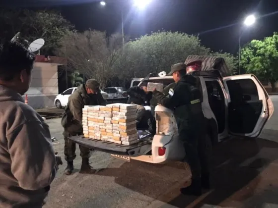 Incautaron más 100 kilos de cocaína en un control vehicular salteño