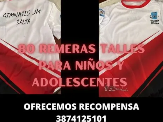 Robaron las camisetas a un grupo de niñas gimnastas que van a representar a la provincia