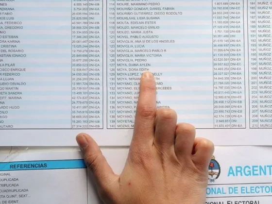 Dónde voto en las elecciones 2023: la Justicia electoral habilitó provisoriamente el padrón