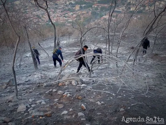 El incendio en el cerro 20 de febrero está controlado: se realizan tareas de enfriamiento en la zona