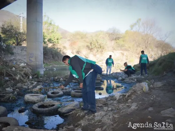 Labraron 15 multas por volcar desechos en el Arenales "tener un río sano es un compromiso"