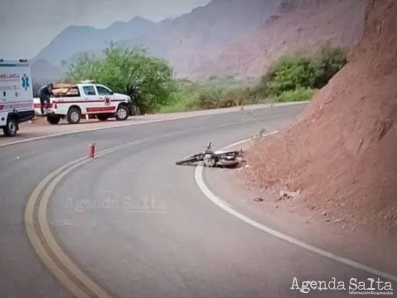 Un motociclista murió en la ruta a Cafayate: Salta sumó su víctima fatal número 131