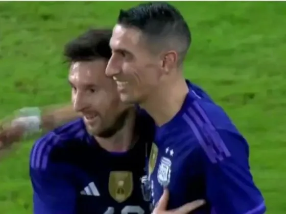 Los dos golazos de Di María en la victoria de Argentina frente Emiratos Árabes en el último amistoso antes del Mundial de Qatar