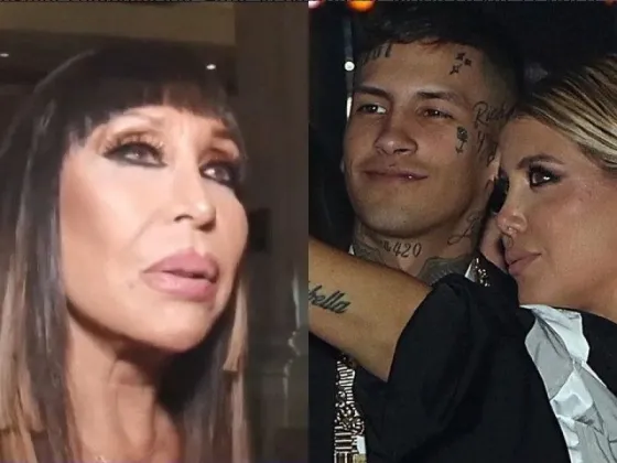 La desopilante definición de Moria Casán cuando le preguntaron por Wanda Nara y L-Gante: "Parecen mortadela con.."