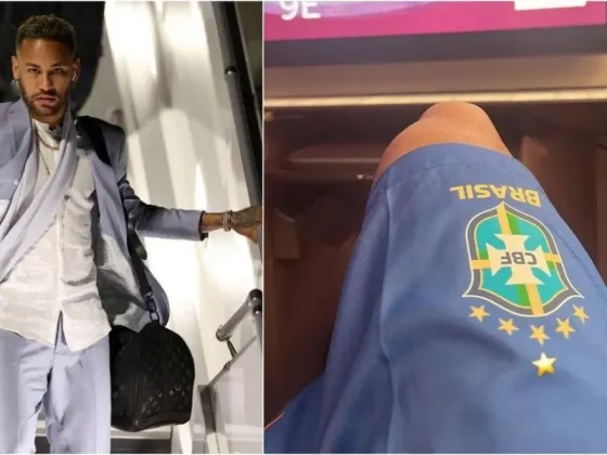 Brasil llegó a Qatar y Neymar publicó una foto que desató la polémica: se agregó una estrella de campeón