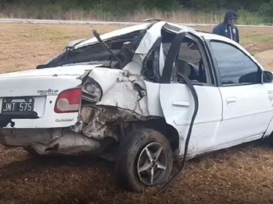 TERRIBLE ACCIDENTE: Trasladaron de urgencia a dos personas