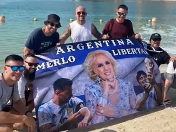 Un hincha argentino llevó a Mirtha Legrand al Mundial Qatar 2022 y se volvió viral