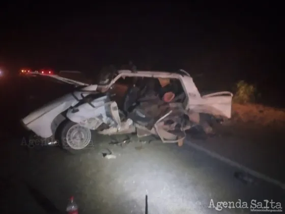 Salteño murió en un accidente entre un automóvil y una camioneta