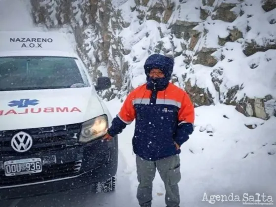 Nieve en Nazareno y San Antonio de los Cobres