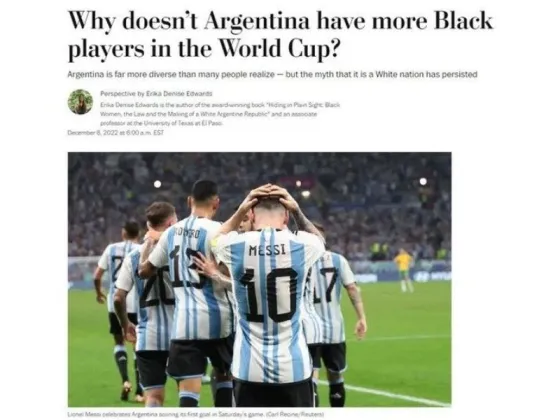 El Washington Post se pregunta por qué no hay más jugadores negros en la Selección Argentina