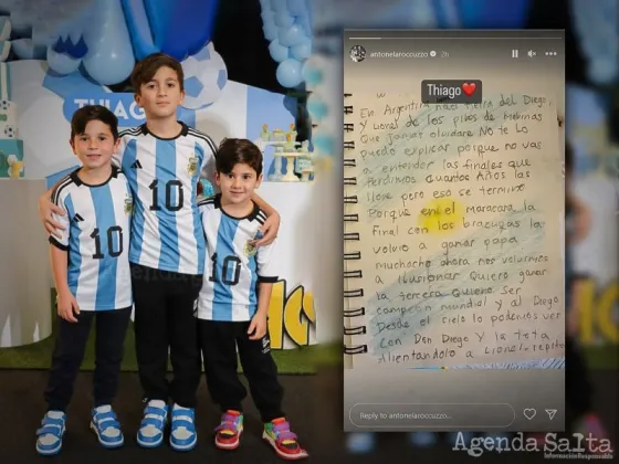 “Muchachos, ahora nos volvimos a ilusionar” el fanatismo de Thiago Messi