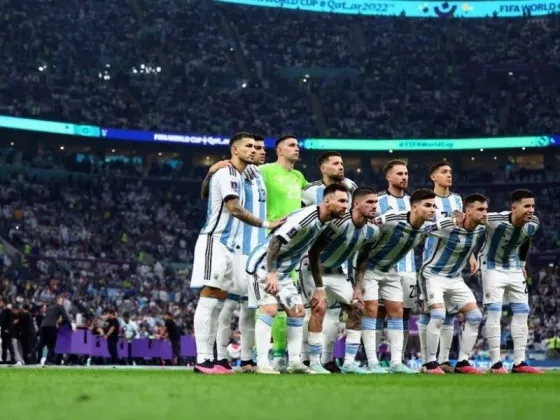 En el día de la final del Mundial, transmitirán el himno cantado por los jugadores de la Selección argentina