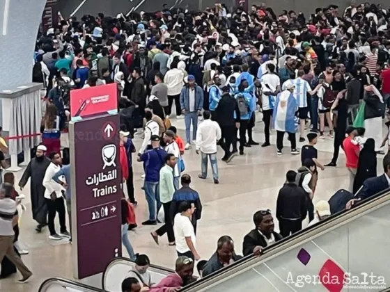 Locura argentina: tuvieron que cerrar una estación de Metro en Qatar