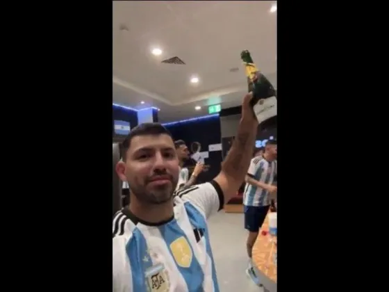 Cumbia, champagne y burlas a Mbappé: la intimidad del vestuario argentino luego de ganar la Copa