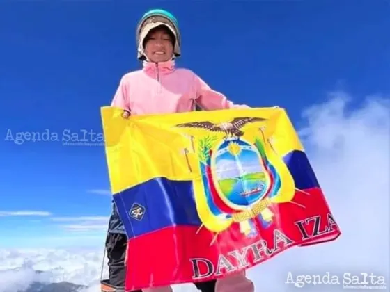 Dayra Iza, de 10 años, murió escalando el Antisana. A su corta edad, la niña había conquistado varias cumbres. (Gastronautas Ec)