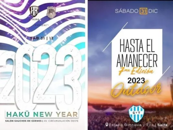 AÑO NUEVO: Estas son las opciones para recibir el 2023