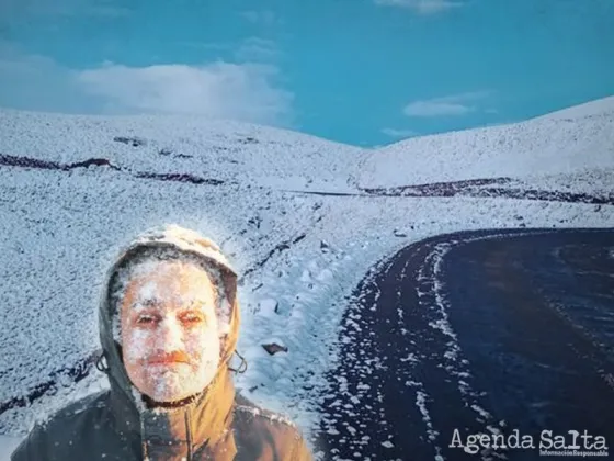 En pleno verano se dan insólitas nevadas en la puna salteña