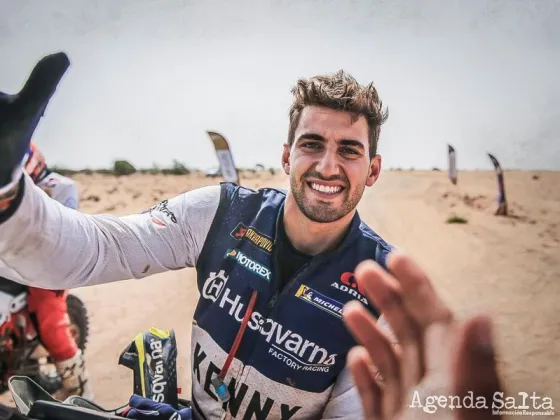 Luciano Benavides ON FIRE obtuvo su primera victoria en el Rally Dakar