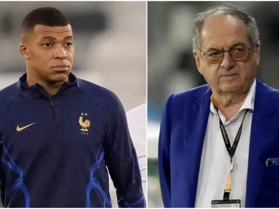 Recrudece la interna: Mbappé cruzó al presidente de la Federación por sus dichos contra Zidane